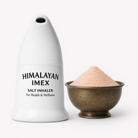 Inhalateur de sel de l'Himalaya artisanal de haute qualité, 100% naturel, sculpté, durable, pour thérapie respiratoire, vente en gros, Pure Letters