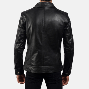 Veste de motard en cuir personnalisée pour hommes de Offres Spéciales Meilleur design avec col montant Les plus populaires pour les motos - Product Image 5