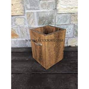 Manufacturer Of Rattan Indoor Home and Garden Fancy Waste <b>Bin</b> Newest Designer Custom Size Handmade Eco Friendly Waste <b>Bin</b> Supply - Product Image 5