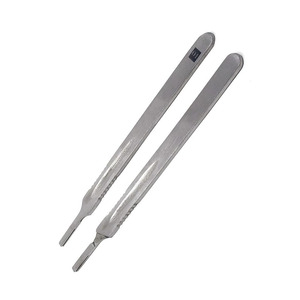 Poignée de Scalpel de chirurgie en acier inoxydable BP poignée porte-lames No 10 pour chirurgie chirurgicale porte-lame longue poignée - Product Image 5