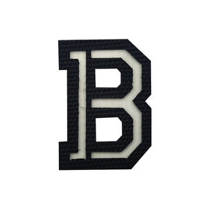 Parches de Goma Ecológicos con Diseño de Alfabeto y Flores en Relieve 3D, para Coser o Planchar en Ropa, Chaquetas, Sombreros, Bolsos, Color Personalizado - Product Image 5