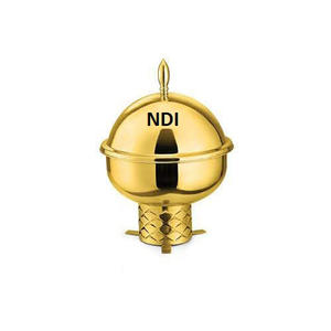 Top Trending Hotel Catering Serving Dish Golden Antique Finishing Handmade Design Food Serving Chafing Dishes Multi Purpose Use - Product Image 1