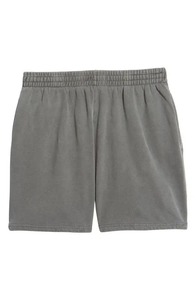 Pantalones cortos unisex lavados con ácido y bolsillos con cremallera, ropa informal de algodón con gráfico holgado personalizado, estilo sólido High Street - Product Image 3