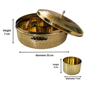 กล่องเครื่องเทศสีทองทำด้วยมือดีไซน์แบบทุบสำหรับตู้เก็บของในครัวผงเครื่องเทศและสมุนไพรอุปกรณ์ครัวสำหรับบ้านและร้านอาหาร - Product Image 4