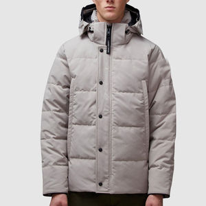 Veste d'hiver décontractée pour homme sur mesure, chaude, à capuche, rembourrée, avec décoration en fourrure, dernier design, toile pour les activités de plein air - Product Image 1