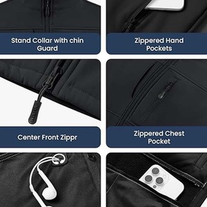 Gilets en toile pour hommes sans manches, légers, personnalisés, de haute qualité, coupe-vent, écologiques, respirants, décontractés, pour l'hiver - Product Image 6