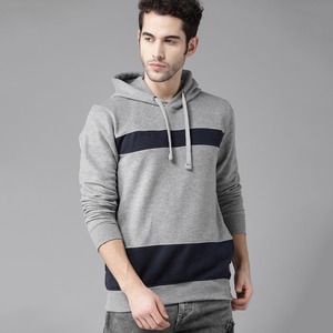 เสื้อสวมหัวมีฮู้ดลายทางแฟชั่นลำลองของผู้ชายเสื้อสเวตเชิ้ตแนวสตรีทมีสไตล์สำหรับสวมใส่ในฤดูใบไม้ร่วงและฤดูหนาว - Product Image 2