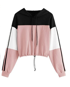 Crop Top Femme Hoodies Pull Léger à Capuche Casual Tendance Manches Longues Doux Confortable Mode Streetwear - Product Image 6