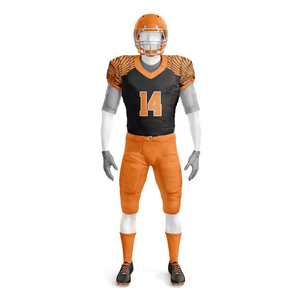 Top Selling Competitive Price Full Sublimation Technology Best Quality <b>Cheap</b> Price American Football Uniform - Product Image 2