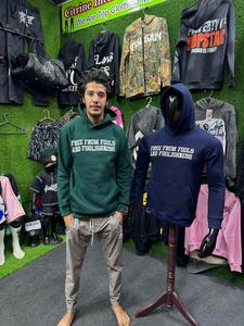 Envío rápido Ropa de invierno Jersey Ropa informal Sudadera con capucha de gran tamaño Bordado personalizado Hombres Sudadera con capucha para la venta - Product Image 2