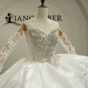 <span class=keywords><strong>Robe</strong></span> de mariée de bal exclusive Jancember GT26034 avec sequins et manches, style Sweetheart - Product Image 5