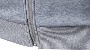 Conjunto Deportivo de Otoño para Hombre de Alta Calidad, Sudadera con Cremallera y Pantalones Jogger de Poliéster/Algodón, Secado Rápido, Resistente al Viento - Product Image 5