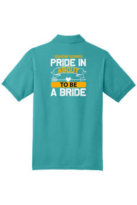 เสื้อยืดโปโลผู้ชายน้ำหนักมาก220-280gsm โลโก้ได้ตามต้องการเสื้อยืดกอล์ฟปักลายเสื้อลำลองแบบถักสีพื้น - Product Image 2