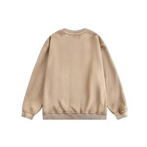 Jersey de alta calidad OEM liso en blanco de manga larga Sudaderas con cuello redondo Unisex estampado gráfico sudaderas con capucha de gran tamaño para mujer - Product Image 5