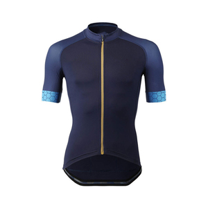 Camiseta de ciclismo unisex hecha a medida, conjunto corto con babero, diseño de sublimación transpirable, ropa de ciclismo al por mayor con personalización de logotipo - Product Image 4