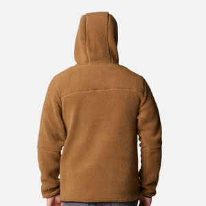 2025 Custom Color Block Stand Collar 1/4 Zip Half Quarter Zip Pullover <b>Sherpa</b> Fleece Sweatshirt HALH ZIP UP <b>HOODIE</b> for <b>Men</b> - Product Image 3