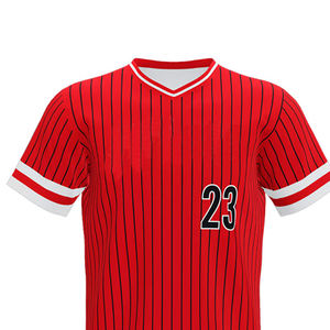 ชุดเครื่องแบบเบสบอลระบายอากาศได้ดีไซส์ใหญ่พิเศษทำจากชุดกีฬาขายดีโลโก้ตามสั่ง - Product Image 5