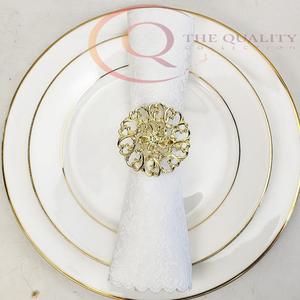 Classic Metal Napkin Rings for Wedding Dining Table Decoration Eco-friendly Luxury Stylish Presentation at Home Professional Use - Product Image 3