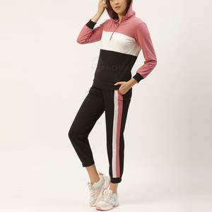 Nouveau survêtement zippé respirant à la mode pour femmes 100% coton Logo personnalisable grande taille-le plus chaud pour l'hiver - Product Image 2