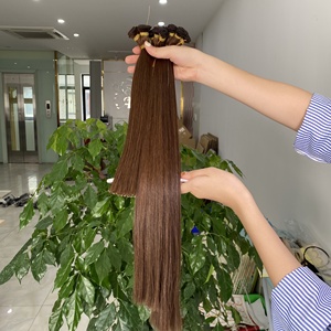 ตรงมือผูกผ้าผมส่วนขยายติดทนนาน100% บริสุทธิ์ดิบยังไม่ได้เวอร์จินดิบมนุษย์ผมเวียดนาม - Product Image 5