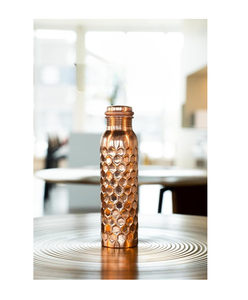 Botella de agua de cobre de 1L más vendida con tapa, diseño único personalizado, accesorio de alta calidad para fiesta - Product Image 3