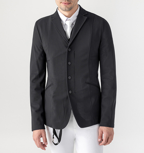 Chaquetas de espectáculo ecuestre personalizadas de alta calidad, diseña tu propia tela de poliéster de malla, chaqueta de equitación de secado rápido - Product Image 4