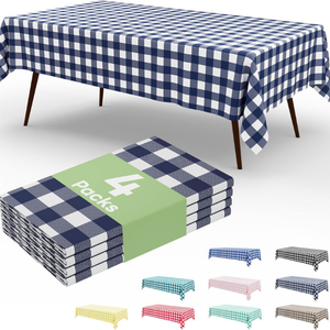 Couverture de table de fleur violette 100% PVC flanelle écologique étanche et résistant à l'huile entretien facile pour un usage domestique matériau BOPP - Product Image 4