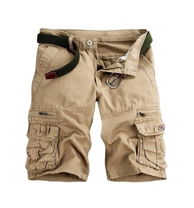 Pantalones cortos Cargo de algodón 100% para hombre, secado rápido, 6 bolsillos, hasta la rodilla, venta al por mayor, precio barato, prendas de vestir exteriores, pantalones cortos transpirables informales para hombre - Product Image 5