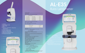 Lensómetro Automático AL-E35, Medidor de Potencia de <span class=keywords><strong>Lentes</strong></span> Digital con Pantalla Táctil HD de 7 Pulgadas - Product Image 5