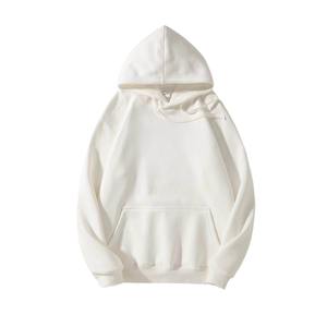 Sweat à capuche ample en coton 100% avec logo personnalisé, pull à capuche pour homme - Product Image 5