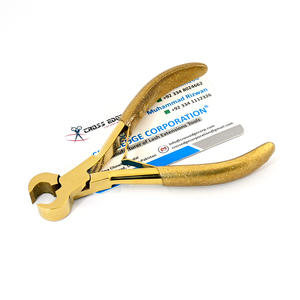 Pince pour enlever les liens de la kératine Outils d'extension de cheveux couleur or Grip sécurisé 12cm pour les applications Optimisant les extensions pour le volume - Product Image 3