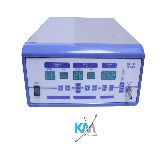 Kara Medical laparoscopic Insufflator Reusable Surgical 30 liter New CO2 Gas Insufflator for Laparoscopy with accessories