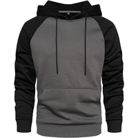 Sweat-shirts à capuche oversize doublés de qualité supérieure pour hommes, style urbain, en polyester/coton, vente chaude, directement de l'usine