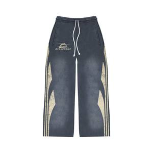 Survêtements chauds d'hiver pour hommes Coquille souple confortable Poids lourd éponge française Acide lavé sérigraphié Options de taille Plus - Product Image 6