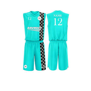 Ensemble de maillot de basket-ball de qualité supérieure, maillot et short en polyester respirant à séchage rapide, vêtements de sport d'équipe pour hommes, femmes et jeunes - Product Image 2