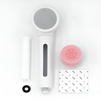 Pommeau de douche en plastique Nemo Vita anti-rouille au chlore, avec filtre à sédiments à deux étapes à changement automatique, enrichi en Vitamine C, fabriqué en Corée pour usage domestique
