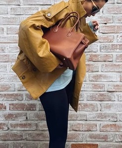 Chaquetas de Mujer en Oferta, Chaquetas de Cuero Genuino de Moda Urbana al por Mayor, Chaqueta de Cuero Real Elegante de Primera Calidad - Product Image 3