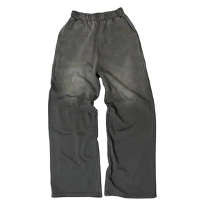 Survêtements Streetwear OEM Personnalisés en Coton Éponge Surdimensionnés à Fermeture Éclair pour Hommes, Survêtement Évasé Effet Délavé MADE BY BS 2026 - Product Image 2
