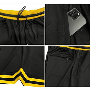 Shorts de basketball d'été personnalisés 2026 pour hommes – Vente en gros OEM, nouveau design, motif uni, style décontracté, pantalon de survêtement teint uni - Product Image 4