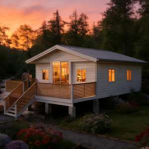 Casa Contenedor Expandible Personalizable <span class=keywords><strong>de</strong></span> 2 Dormitorios, Vivienda Prefabricada Modular Plegable, Alojamiento Portátil con Baño y Cocina - Product Image 2