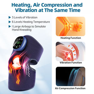 Cinturón de masaje articular de vibración calentada multifuncional Masajeador relajante de rodilla con compresa caliente inteligente - Product Image 2
