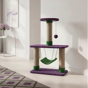 Rascador para Gatos de Alta Calidad Amistar, de Lujo, Multinivel, con Pelota Colgante y Hamaca, para Gatos de Todos los Tamaños - Product Image 2