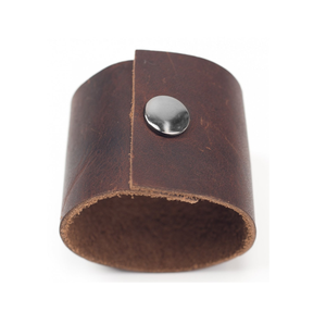 Leather Napkin Ring Wholesale Modern Luxury <b>Wedding</b> Decorative Leather Table Napkin Ring Holders Semicircle Napkin Rings Set - Product Image 3