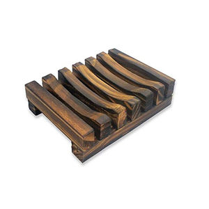 Wholesale Custom <b>Wooden</b> Soap Dish Tray Shower Kitchen Soap Saver Holder for Hotels Bathrooms Factory Direct Soap Dispenser - Product Image 2