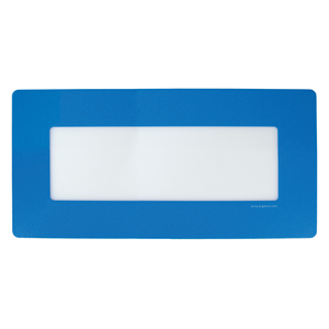 LongLife Klarsicht - Marcatura a terra Finestra a terra, autoadesiva 1/2 DIN A4, Azzurro chiaro, 10 pz. / confezione.- LG-KL-1/2 - Product Image 1