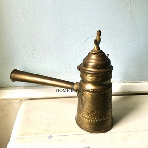 Nuevo diseño árabe cafetera Dallah elegante y única cafetera turca diseño atractivo tetera de plata de la más alta calidad - Product Image 3