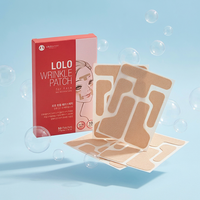 LOLO Patchs Hydrogel Coréens Anti-rides pour Plis Nasogéniens, Front et Contour des Yeux – Soin Liftant et Raffermissant Anti-âge en Coton – Lot de 10 Unisexe – Durée de Validité : 36 Mois