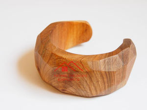 Anneau de serviette en bois Décoration de fête de cuisine Taille et forme personnalisées à prix abordable Fait à la main Unique - Product Image 2