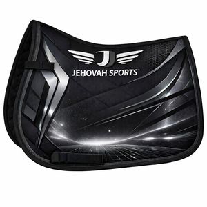 Almohadilla de Silla de Montar Inglesa Azul Personalizada al por Mayor, Estilo Occidental, Equipo de Equitación, Tela Rellena de Poliéster, Equino, Ecuestre - Product Image 1