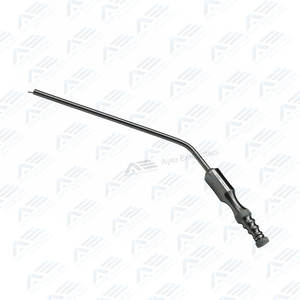 Tube d'aspiration Frazier en acier inoxydable, instrument de chirurgie ORL et neurochirurgicale pour interventions sinusales, outil d'aspiration médicale de précision - Product Image 4